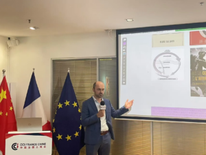 Maxime Beutin à la CCI de Shanghai
